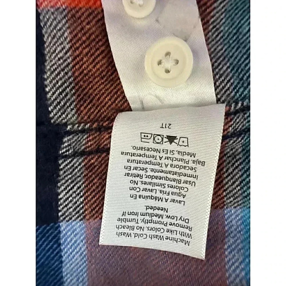 Free Assembly Men's long sleeve flannel size Large, pockets and elbow patches - Picture 14 of 16